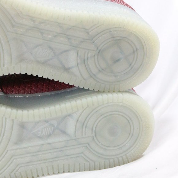 NIKE Air Force 1 '07 Mid LV8 ‘Team Red’ Sneakers Sz 11.5 US - Picture 15 of 15